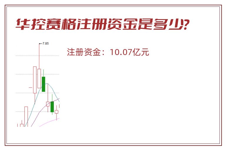 华控赛格注册资金是多少？