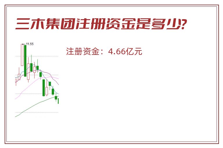 三木集团注册资金是多少？