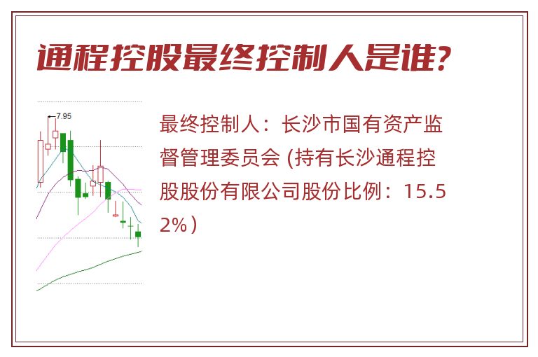 通程控股最终控制人是谁？