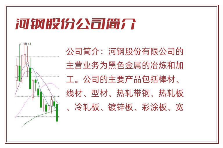 河钢股份公司简介
