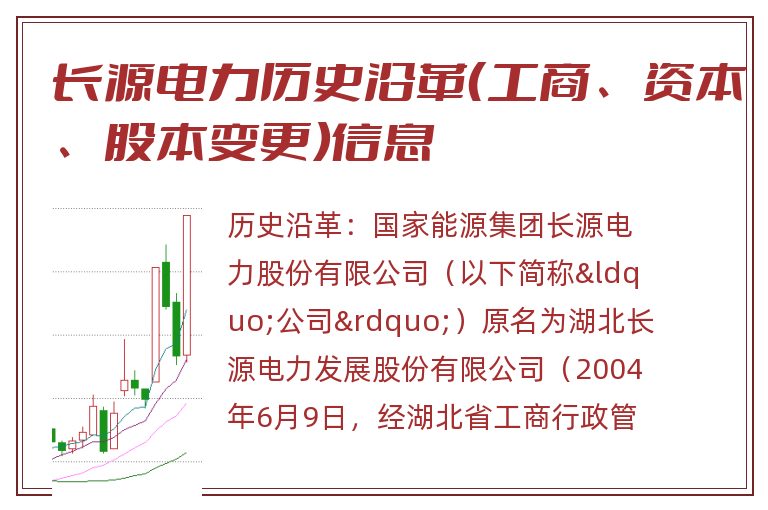长源电力历史沿革（工商、资本、股本变更）信息