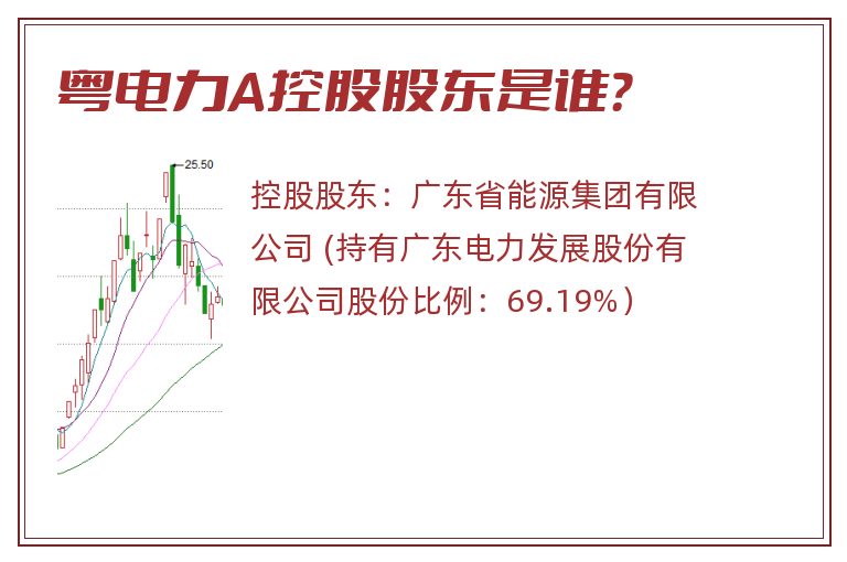 粤电力A控股股东是谁？