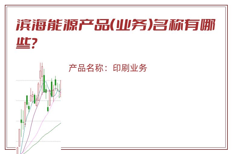 滨海能源产品（业务）名称有哪些？