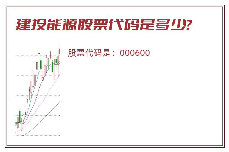 建投能源股票代码是多少？