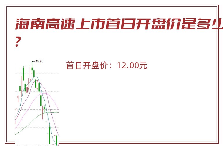 海南高速上市首日开盘价是多少?.jpg 海南高速.jpg