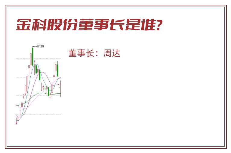 金科股份董事长是谁？