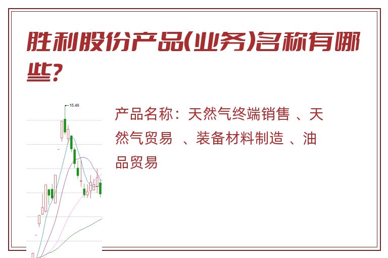 胜利股份产品（业务）名称有哪些？