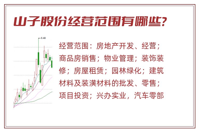 山子股份经营范围有哪些？