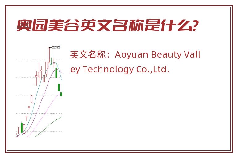 奥园美谷英文名称是什么？