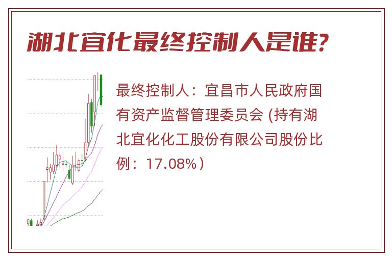 湖北宜化最终控制人是谁？