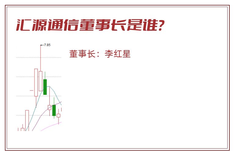 汇源通信董事长是谁？