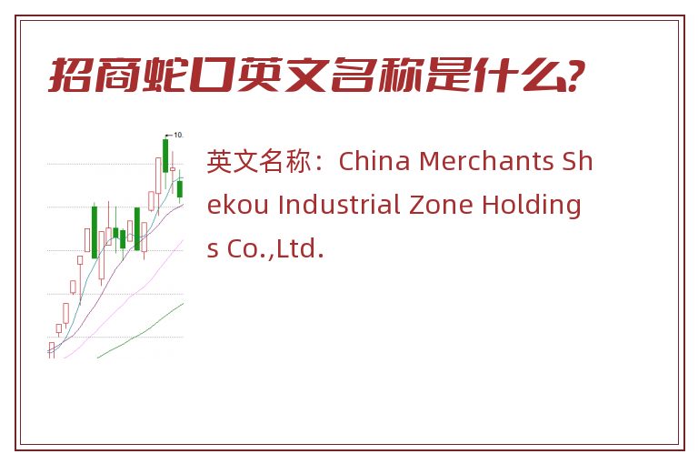 招商蛇口英文名称是什么？