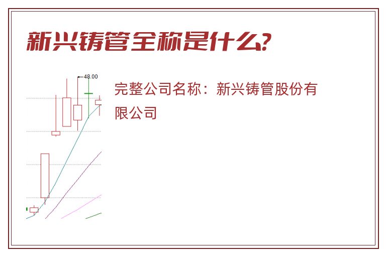 新兴铸管全称是什么？