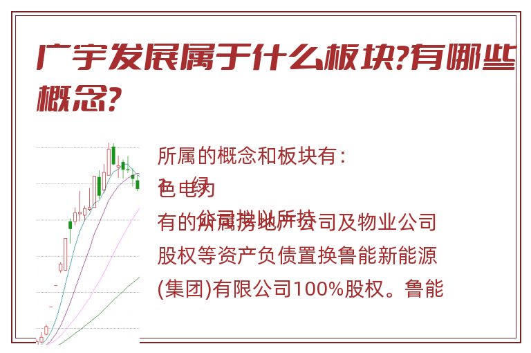 广宇发展属于什么板块？有哪些概念？
