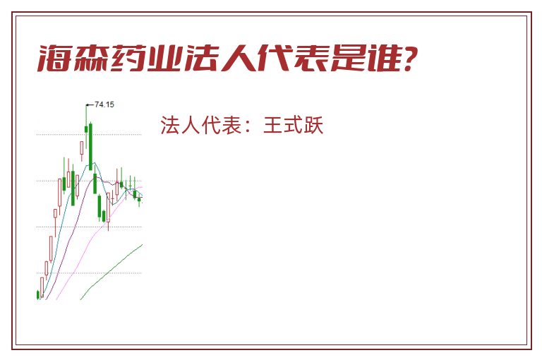 海森药业法人代表是谁？