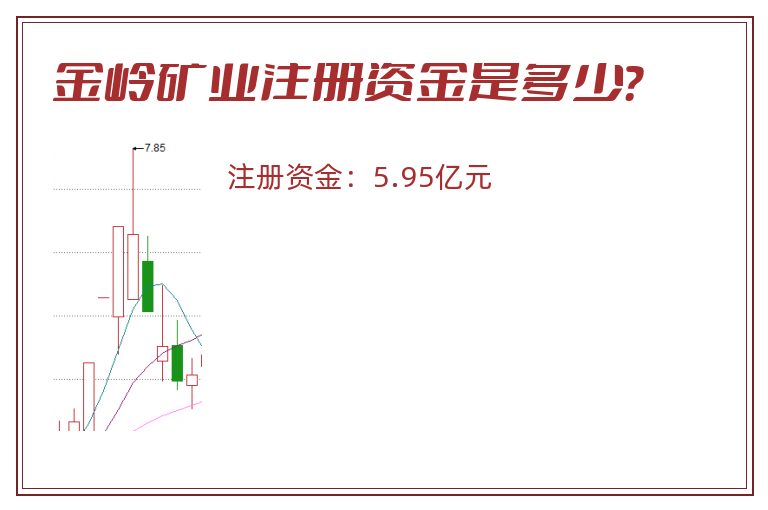 金岭矿业注册资金是多少？