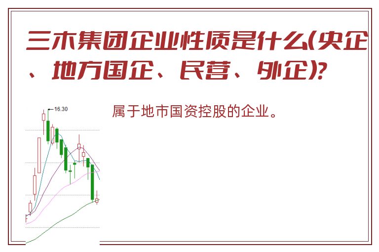 三木集团企业性质是什么（央企、地方国企、民营、外企）？