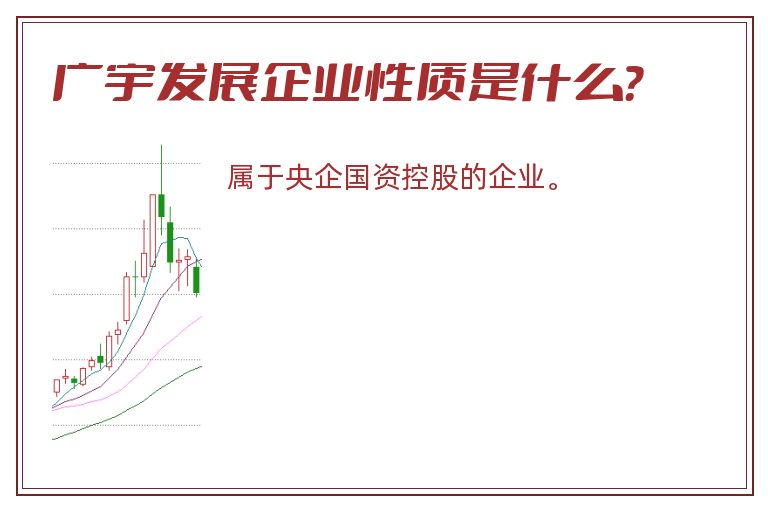 广宇发展企业性质是什么？