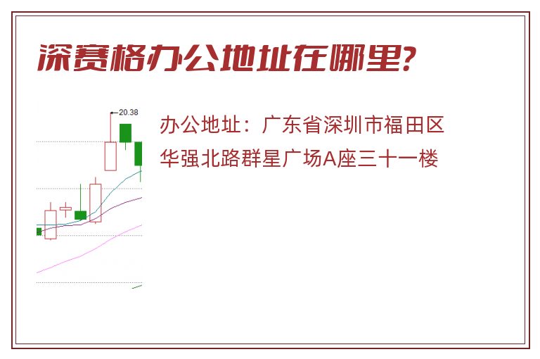 深赛格办公地址在哪里？