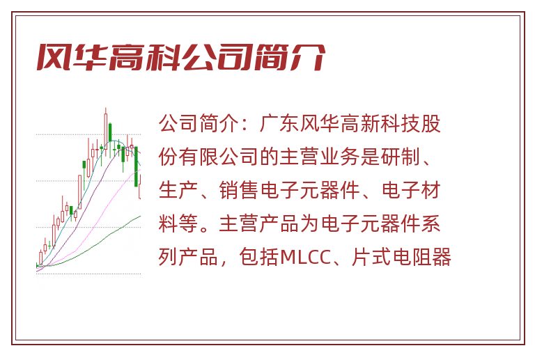 风华高科公司简介