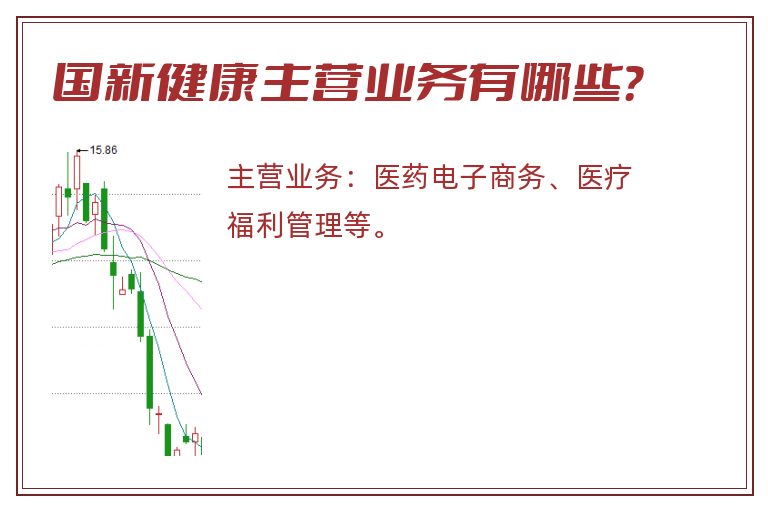 国新健康主营业务有哪些？