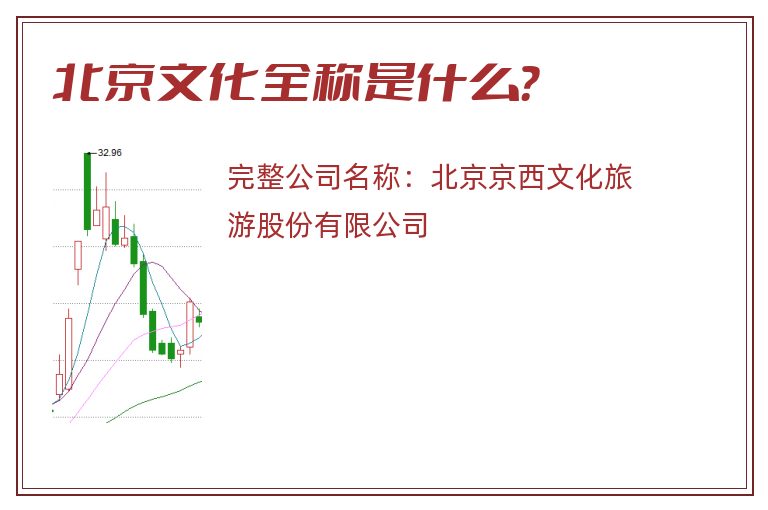 北京文化全称是什么？