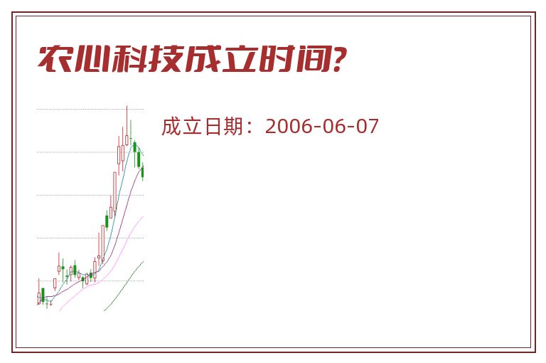 农心科技成立时间？