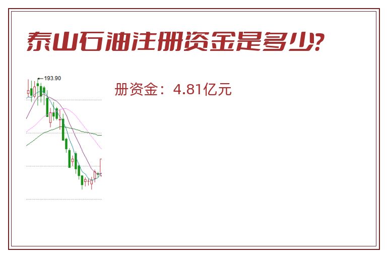泰山石油注册资金是多少？