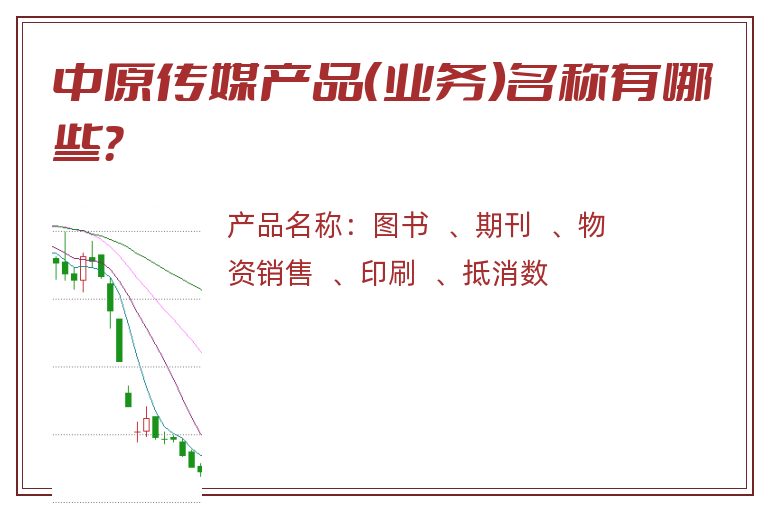 中原传媒产品（业务）名称有哪些？