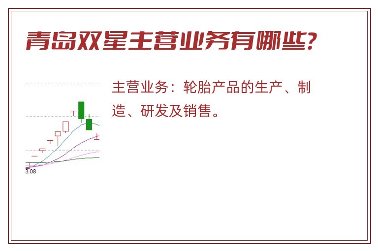 青岛双星主营业务有哪些？