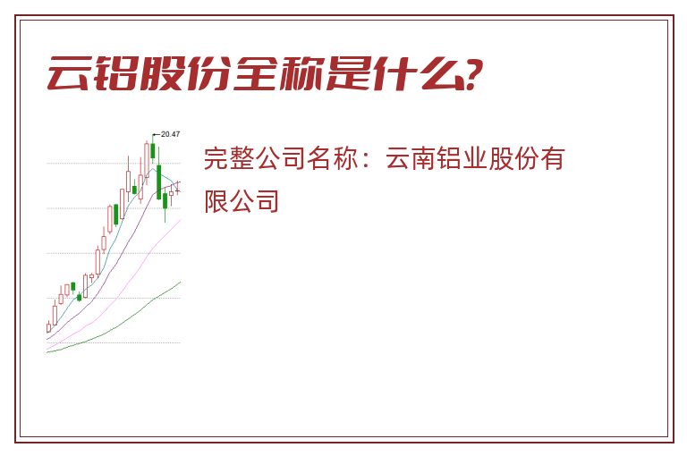云铝股份全称是什么？