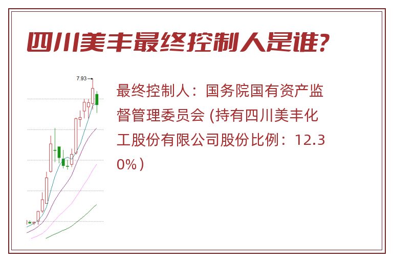 四川美丰最终控制人是谁？