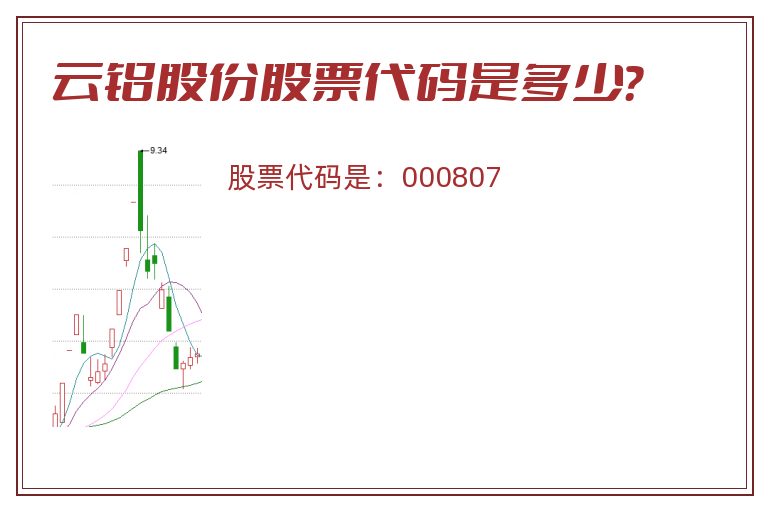 云铝股份股票代码是多少？