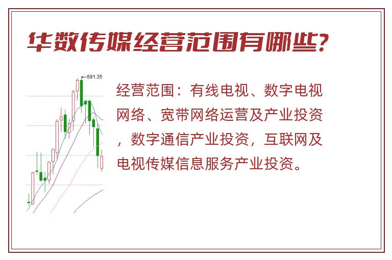 华数传媒经营范围有哪些？