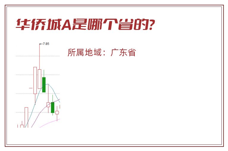 华侨城A是哪个省的？
