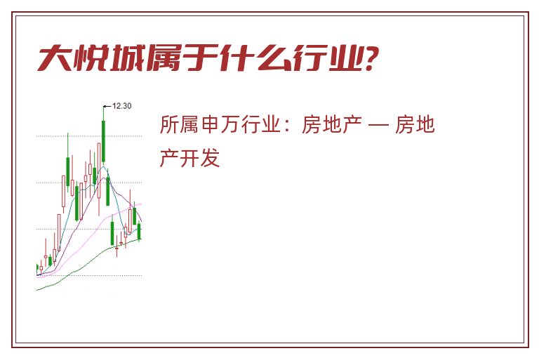 大悦城属于什么行业？