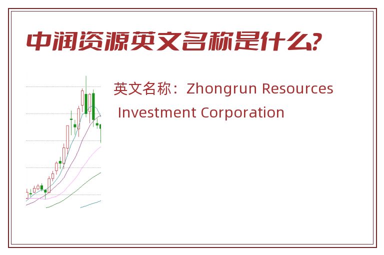 中润资源英文名称是什么？