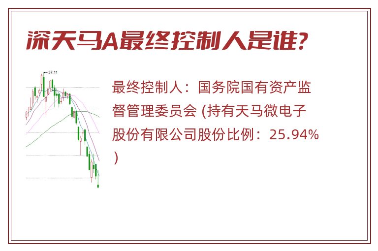 深天马A最终控制人是谁？