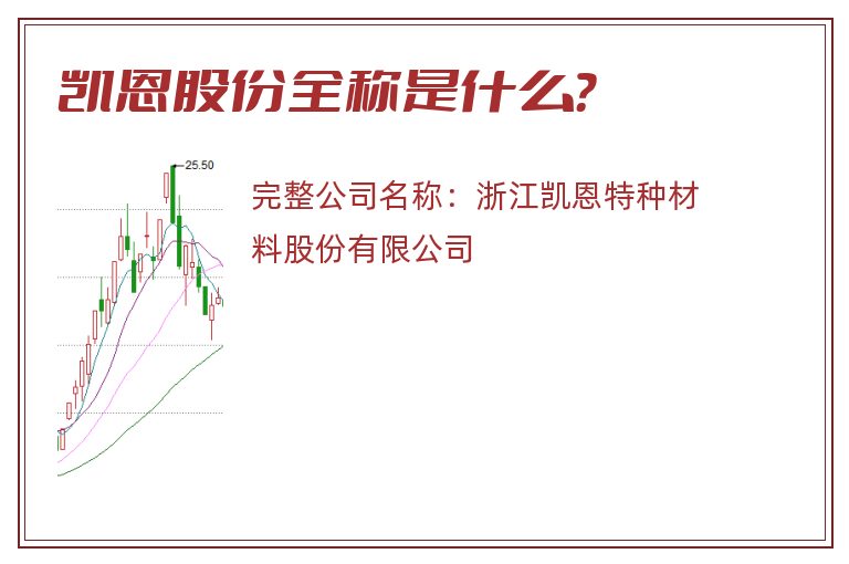 凯恩股份全称是什么？
