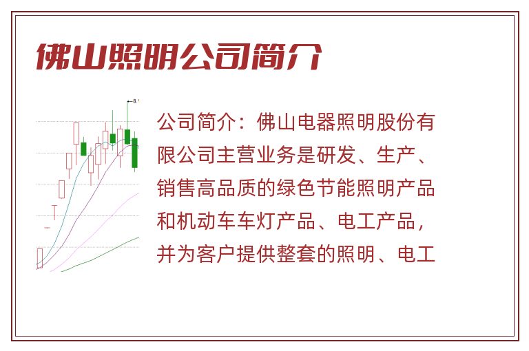 佛山照明公司简介