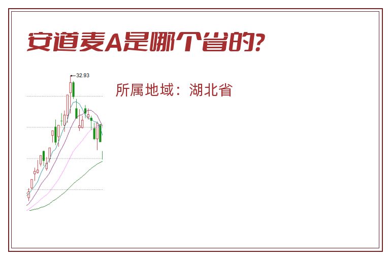 安道麦A是哪个省的？
